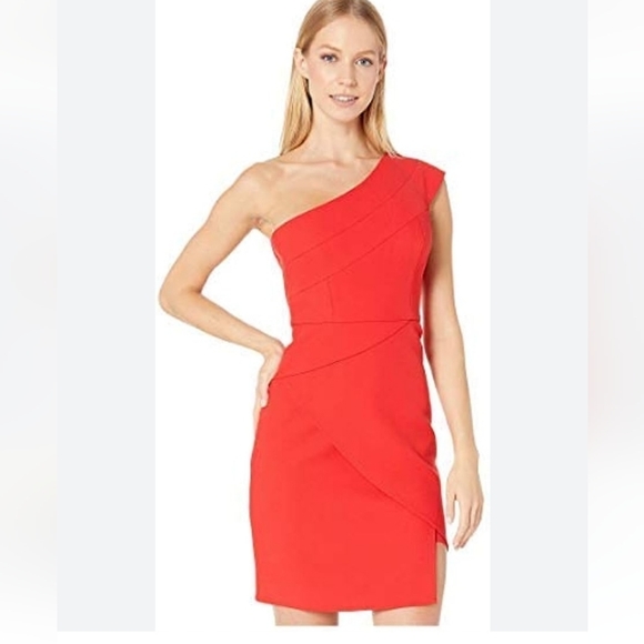 BCBG Red Satin Dress ❤️ - Picture 3 of 8